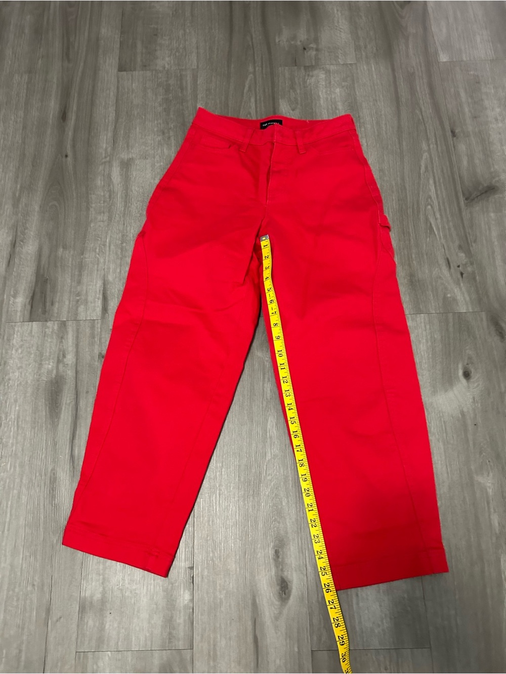 EUC Red Ankle-Length Women’s Jeans